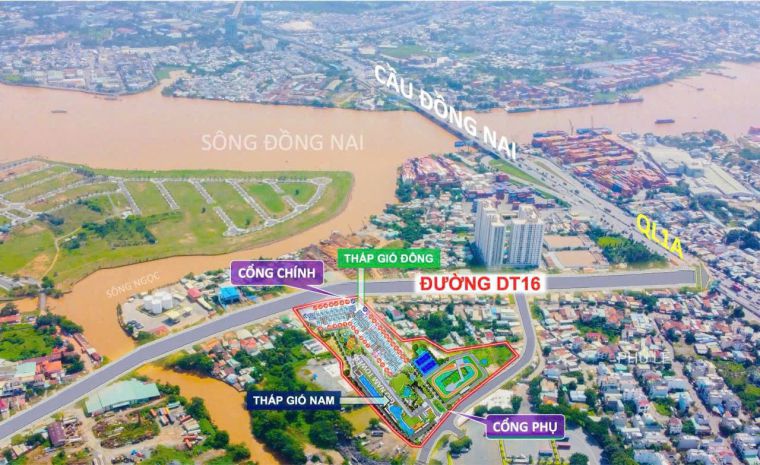 Chính chủ bán 2 căn view trực diện sông đồng nai, tháp gió 7797815
