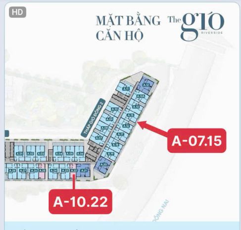Chính chủ bán 2 căn view trực diện sông đồng nai, tháp gió 7797817