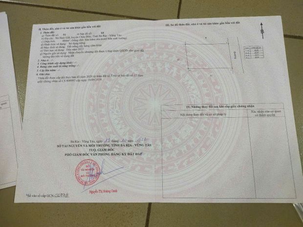 * đất đẹp bình giã  châu đức khu vực cũ nay bình giã 7798930