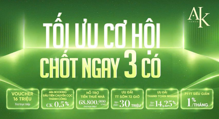 Ak tower- cơ hội sỏ hữu nhà o đồng tại an phú tphcm có 2 7801774