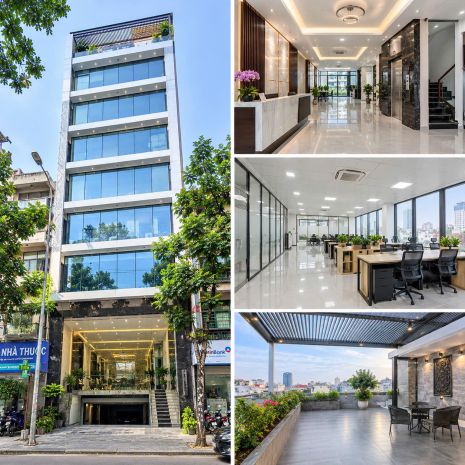 Tòa văn phòng mặt phố quan hoa  150m²  mặt tiền 7m  9 7805664