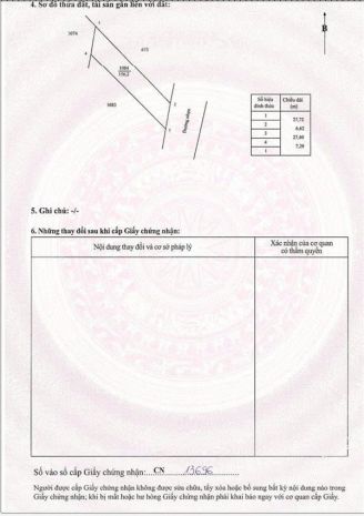 Bán lô đất vị trí đắc địa tại bình ba - đá bạc , châu đức, 7807308