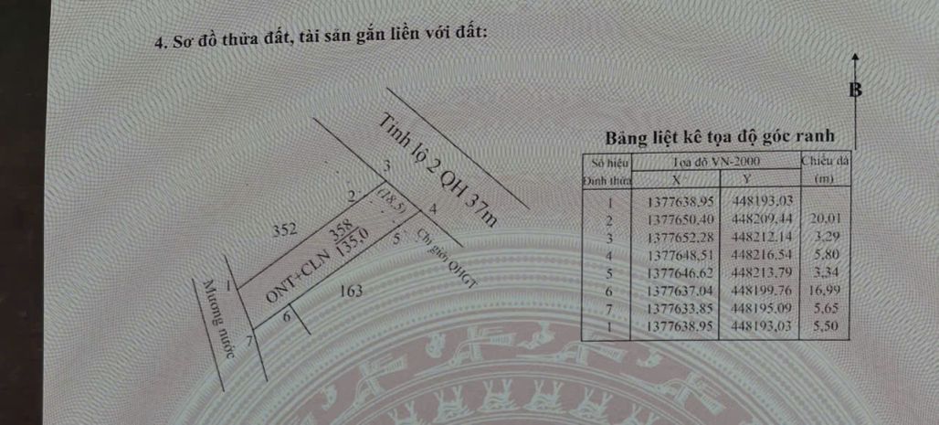 Chính chủ bán đất đối diện trường thcs lê văn tám 7809173