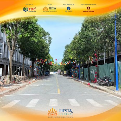 Fiesta central bình dương   giá chỉ 15 triệum², tiềm năng 7809454