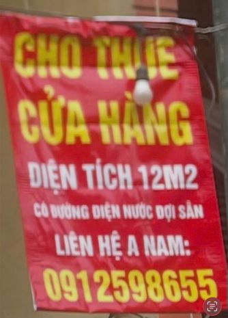 Chính chủ cho thuê mặt bằng  2 tầng 12m2  giá 4 7813578