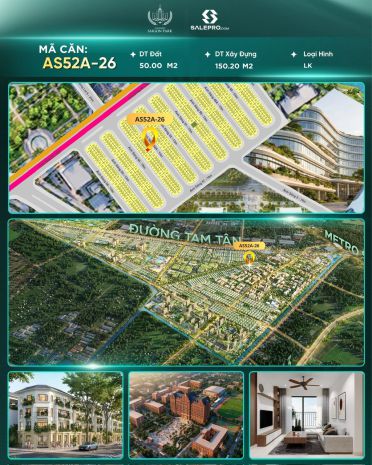 Kính gửi anhchị thông tin căn: mã căn: as52a-26 nhà phố 7813949