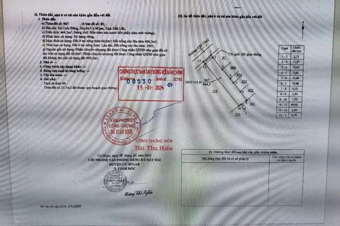 Đầu tư sinh lời - chính chủ cần bán gấp lô đất tại xã cuôr 7817830
